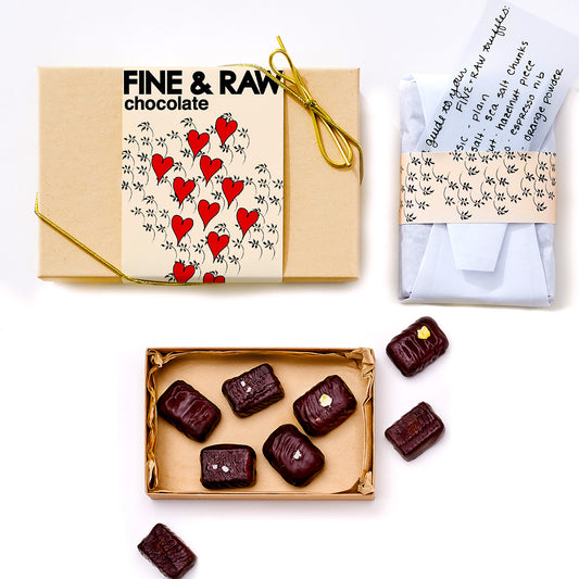 Fine & Raw's classic dark chocolate truffles for the bonbon lover.