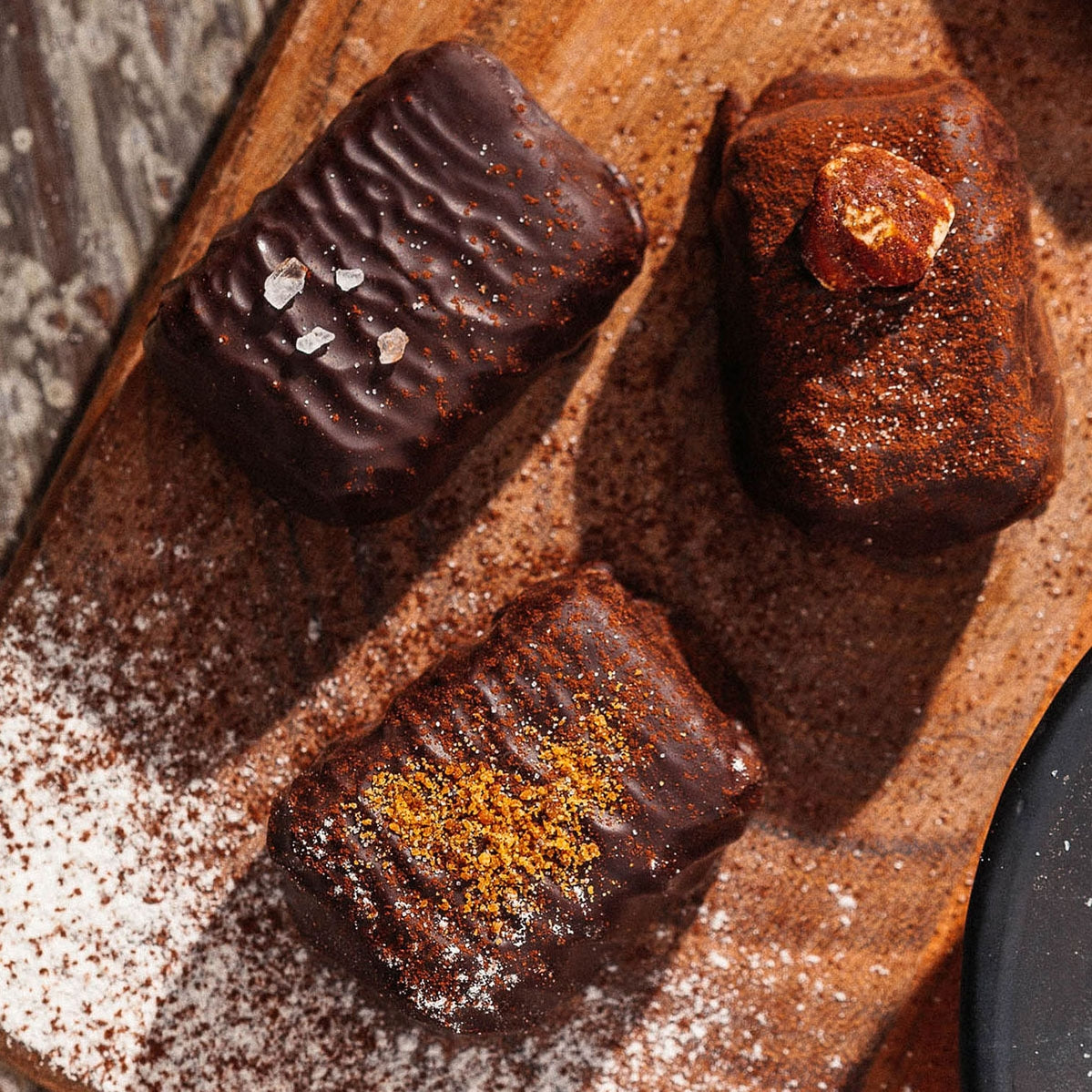 Fine & Raw's classic dark chocolate truffles for the bonbon lover.