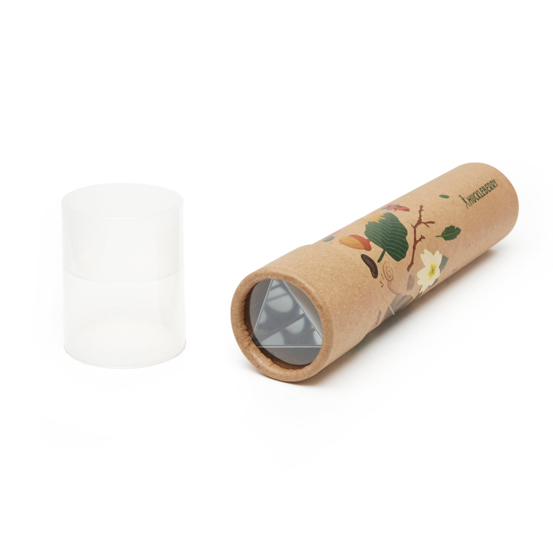 With the diy kaleidoscope, turn different pieces of nature into a beautiful collage of color! Add flower petals, colored stones, vibrant green grass, and see nature like never before. The kaleidoscope allows your child to create their own visual pieces of art!