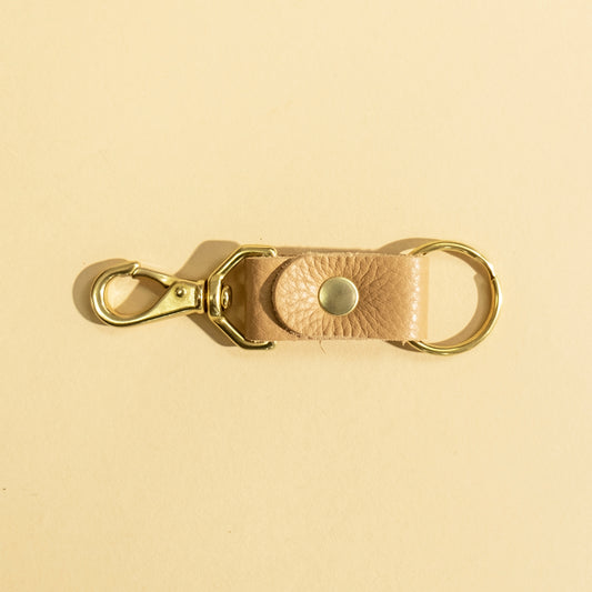 Organize your keys while making a modern statement with Primecut's keychain. This product uses scrap material that would normally be thrown away. Made in Portland, Oregon.