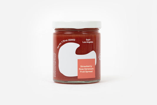 sqirl strawberry rose geranium fruit spread