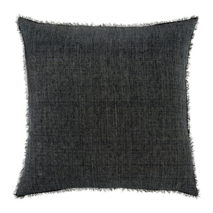 This classic linen is updated with a frayed edge, making them beautiful standalone cushions or complements to layered textile arrangements.

Complete with a premium feather down filler for fabulous fluff factor and comfort you'll want to sink your head into