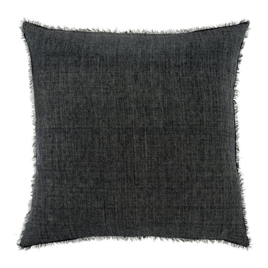 This classic linen is updated with a frayed edge, making them beautiful standalone cushions or complements to layered textile arrangements.

Complete with a premium feather down filler for fabulous fluff factor and comfort you'll want to sink your head into