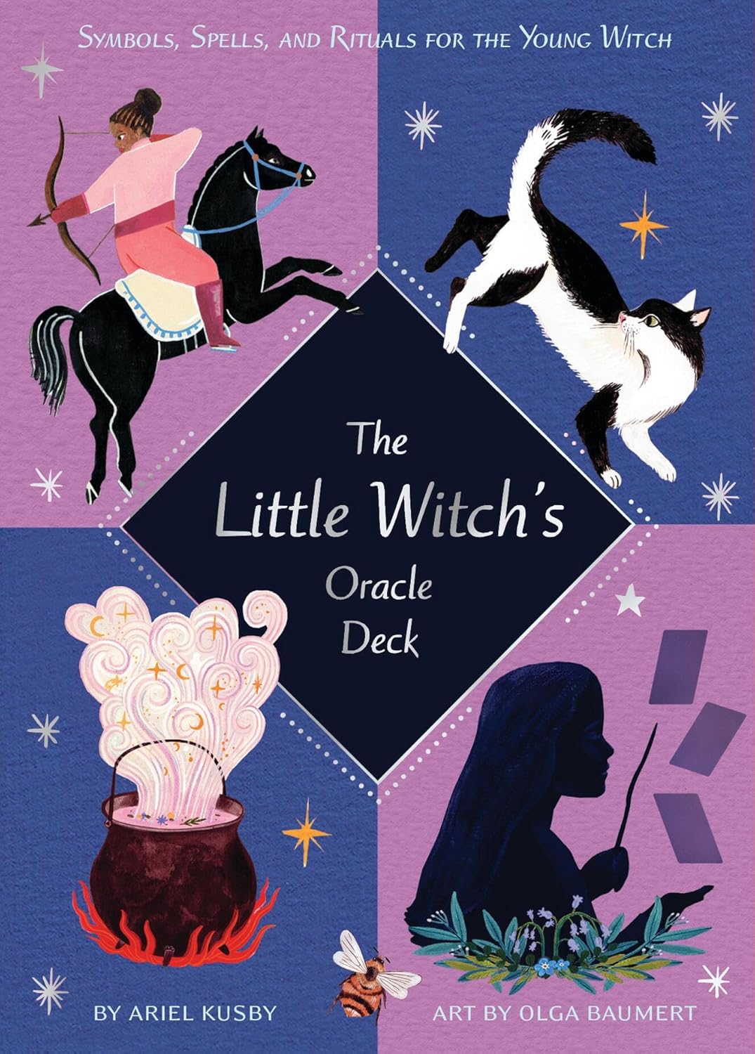 Fantasy fans and witches-in-training can find magical insight and inspiration with this beautiful, whimsical oracle deck by the creator of The Little Witch's Book of Spells. This oracle card deck is designed in an intuitive, easy-to-understand format that pulls on universal archetypes kids naturally understand.