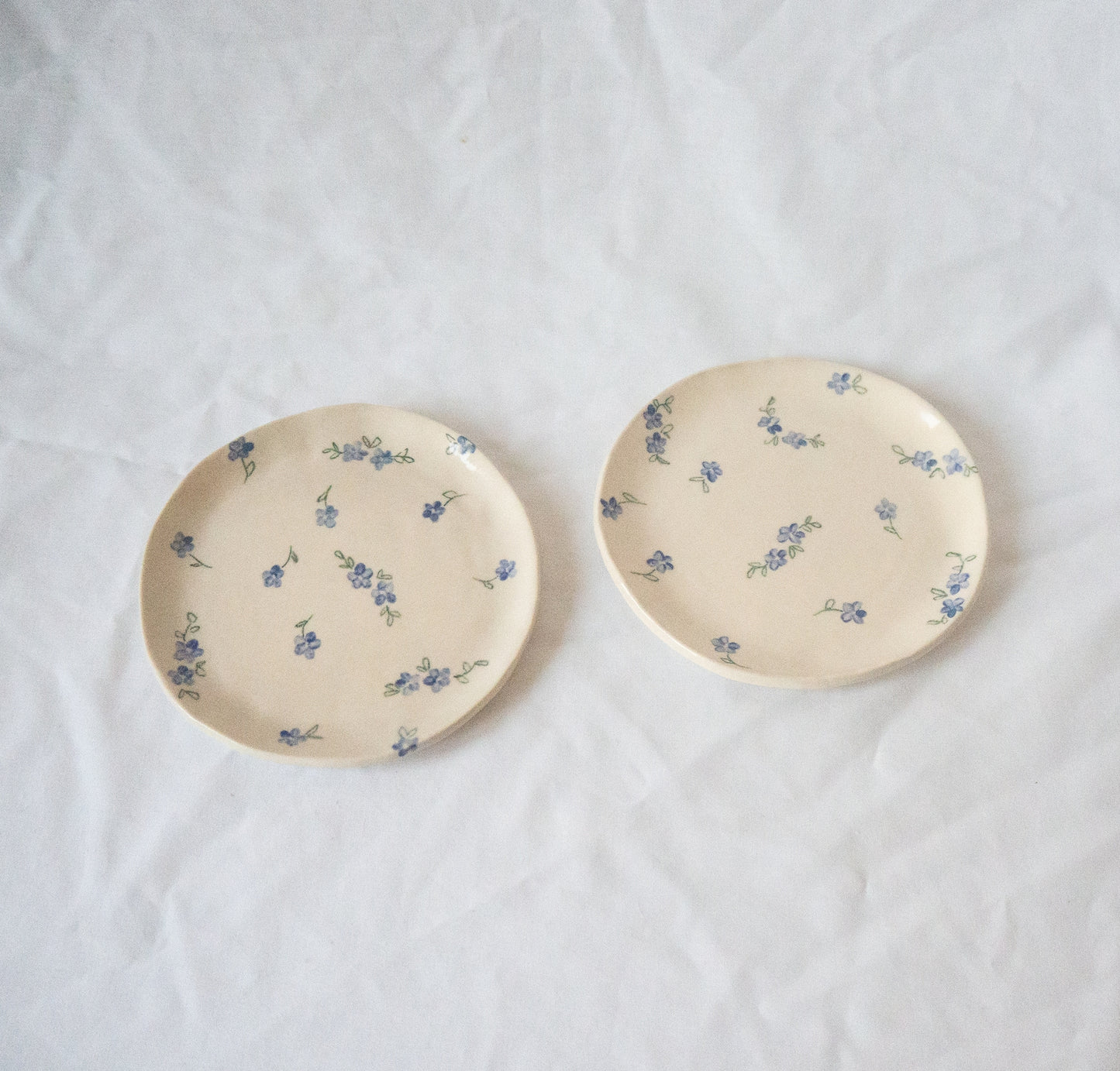 Handmade ceramic catchall plate perfect for organizing small household items, a spoon rest in the kitchen, a slice of pie, or as a home for your favorite jewelry.