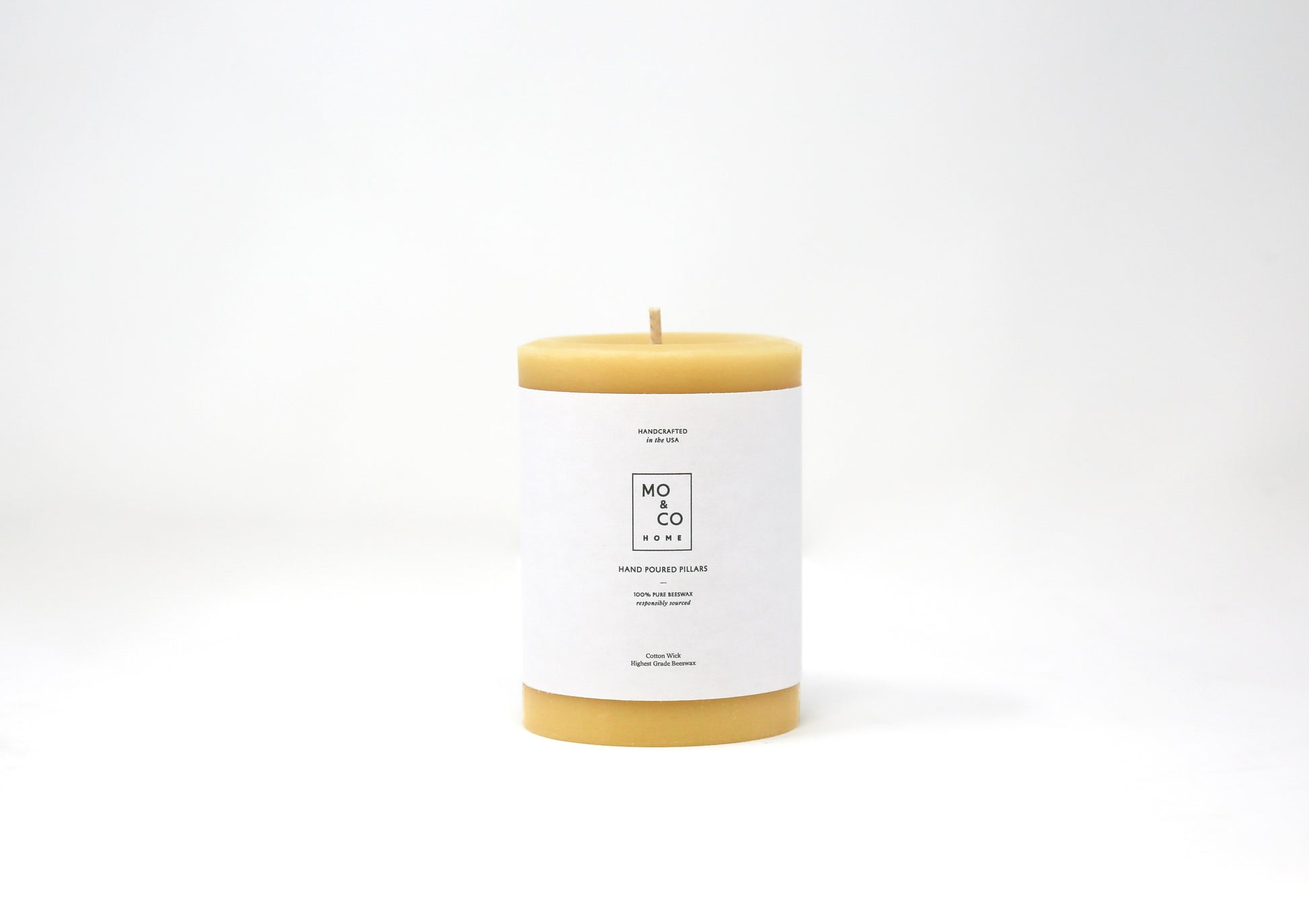 Carefully hand-poured using sustainably sourced beeswax and cotton. When burned, beeswax candles emit negative ions that purify the air making it the cleanest burning wax available. Plus, beeswax naturally smells like honey and wildflowers!

May their soft glow enrich your daily moments and celebrations.