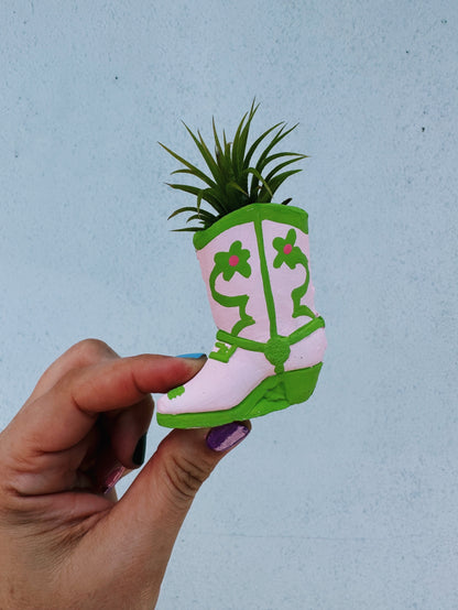 Cowboy Boot Mini Planter