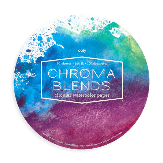 OOLY Chroma Blends Circular Watercolor Paper Pad