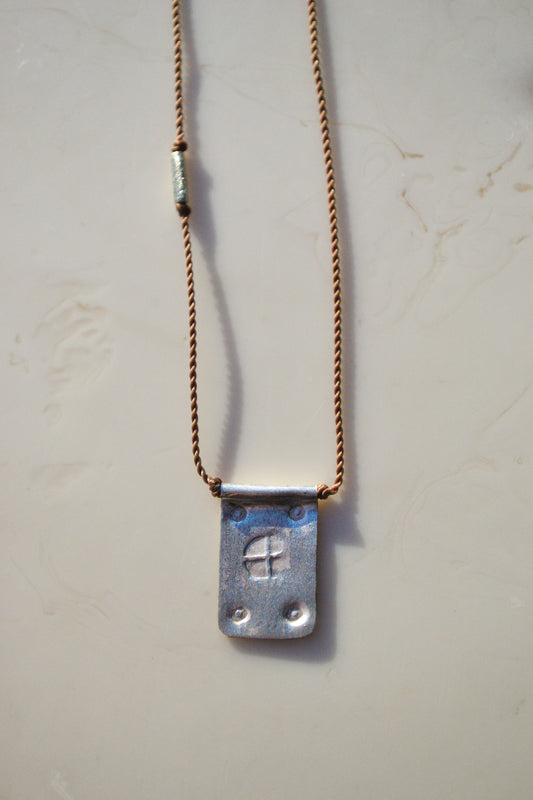 Rectangle Talisman Necklace