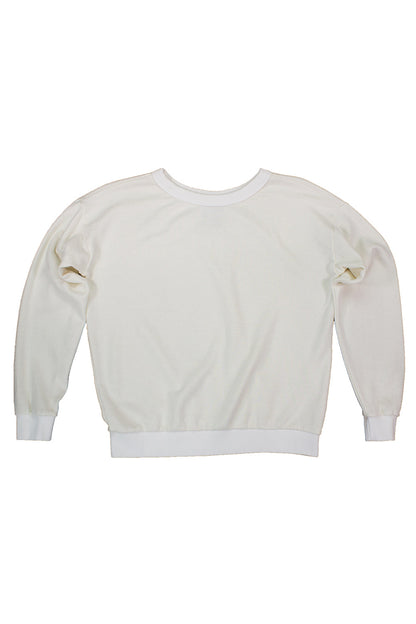 Hemp and organic cotton blend Laguna Sweatshirt by Jungmaven. Made sustainably and made to last, the perfect for those cool and cloudy mornings spent walking the beach.