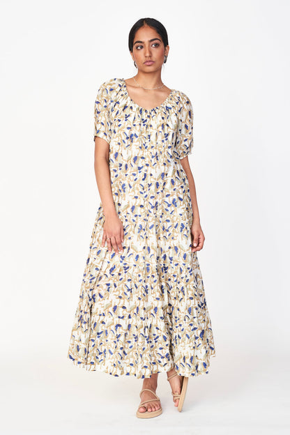 mirth capri maxi dress in songbird