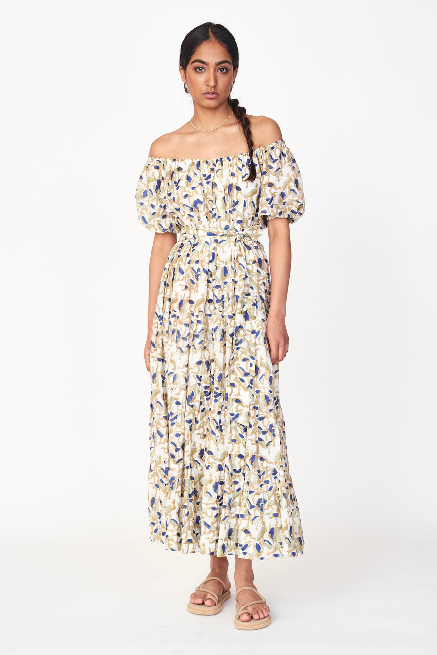 mirth capri maxi dress in songbird