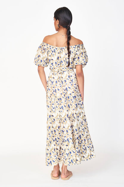 mirth capri maxi dress in songbird