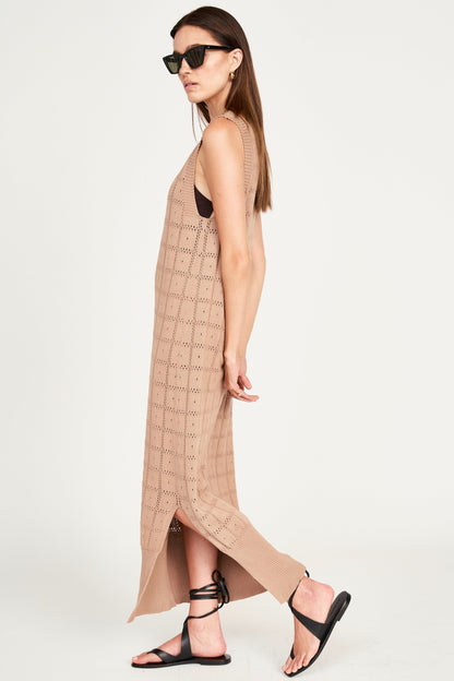 Kona Pointelle Knit Dress