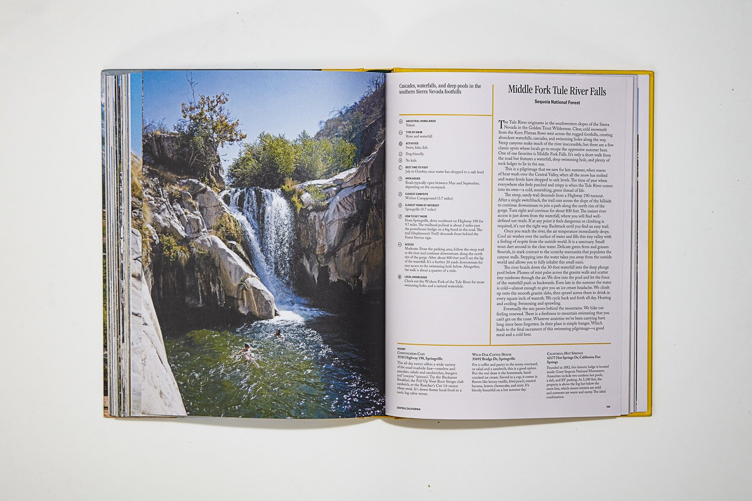 The book contains 58 outdoor adventures for water-loving people and is divided into six key regions across California. You’ll discover what makes each hike and swimming hole unique, learn the best time to go, and gain useful local knowledge like where to find the most delicious food to eat nearby. PLACES WE SWIM CAROLINE CLEMENTS