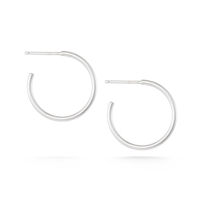 baleen jewelry leen hoop earrings available in either sterling silver or gold vermeil