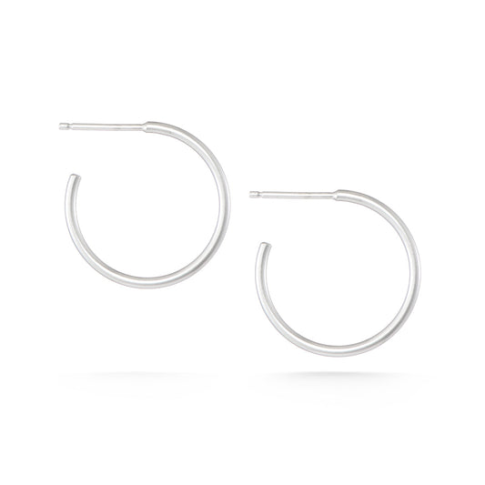 baleen jewelry leen hoop earrings available in either sterling silver or gold vermeil