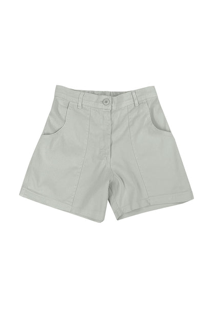 jungmaven hemp and organic cotton venice short in sea foam green