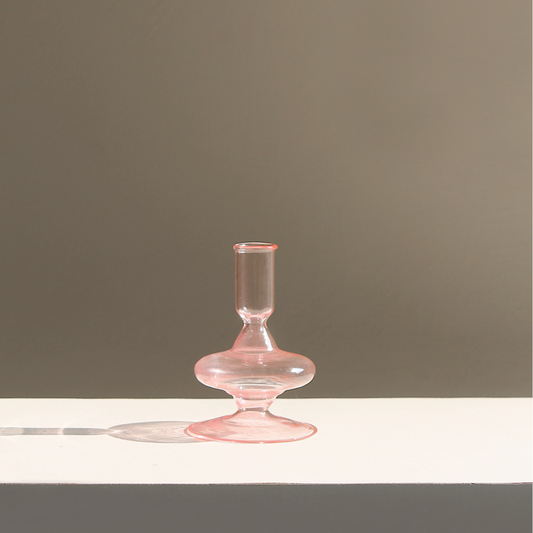 Siri Candle Holder Pink