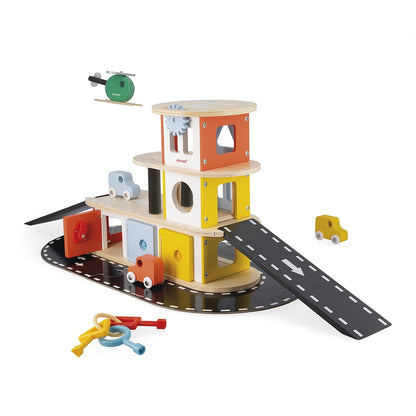 Wooden Garage Play Set