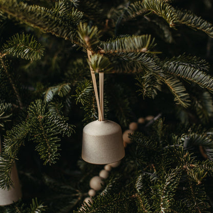 Stoneware Bell Ornament