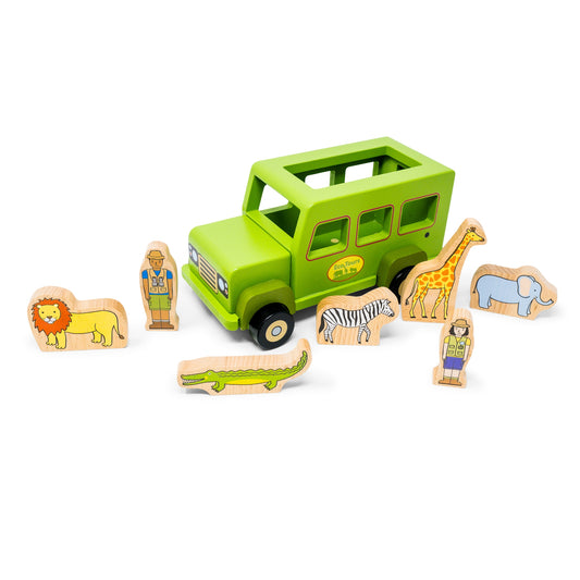 Eco-Rover set comes with a knowledgeable guide, brave tourist, and lots of awesome jungle animals. All figures are magnetic, so they stay in place when on the move.


Made from eco-friendly FSC-certified materials and with all original artwork. All paints are non-toxic.