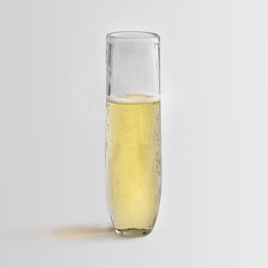 Sip bubbly beverages from these modern stemless flutes, which are perfect for year-round entertaining. Made in India

