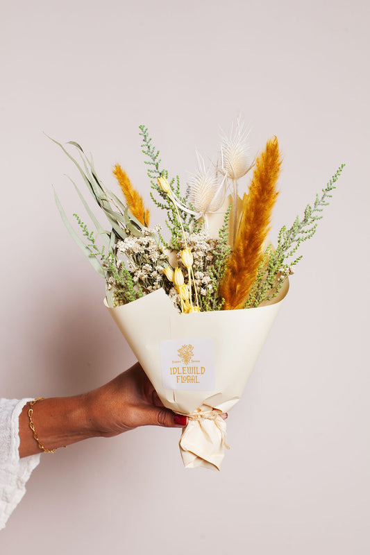 Citrine Dried Floral Bouquet