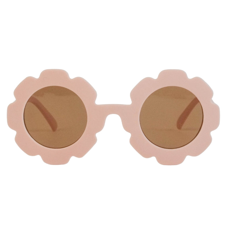 Kids sunglasses are made of recycled plastic and feature UV400 protection. They fit most toddlers and kids 12 months and up, but sizing will depend on the child's head size.