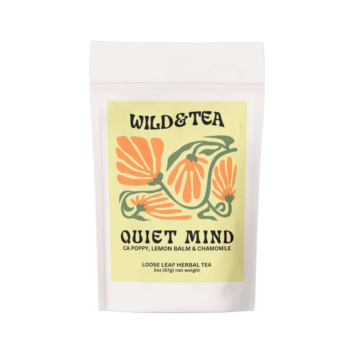 Delicately herbaceous with citrus undertones and a subtle sweetness. Relax the nervous system and ease anxiety. Made with Organic ingredients.