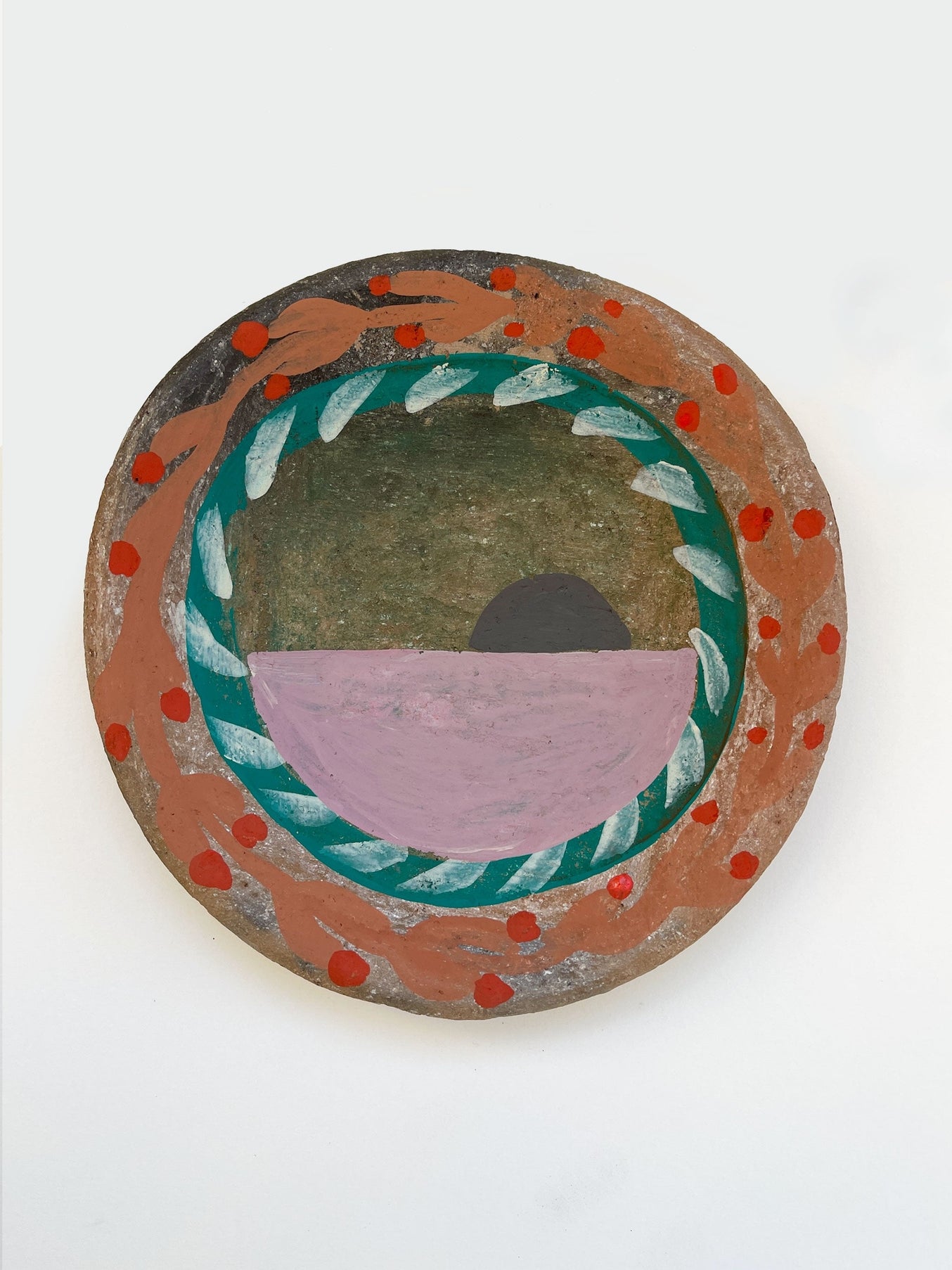 Daydream Moon Rise Hanging Art Plate