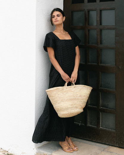 harly jae esme dress / rose noir / Drawing inspiration from Disney's iconic square necklines and exaggerated sleeves, Esmé combines these enchanting details into a design that’s both timeless and modern.  Beyond the silhouette, the fabrics of Esmé are truly stunning. 100% cotton