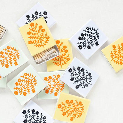 Illustrated matchboxes make the perfect small hostess gift