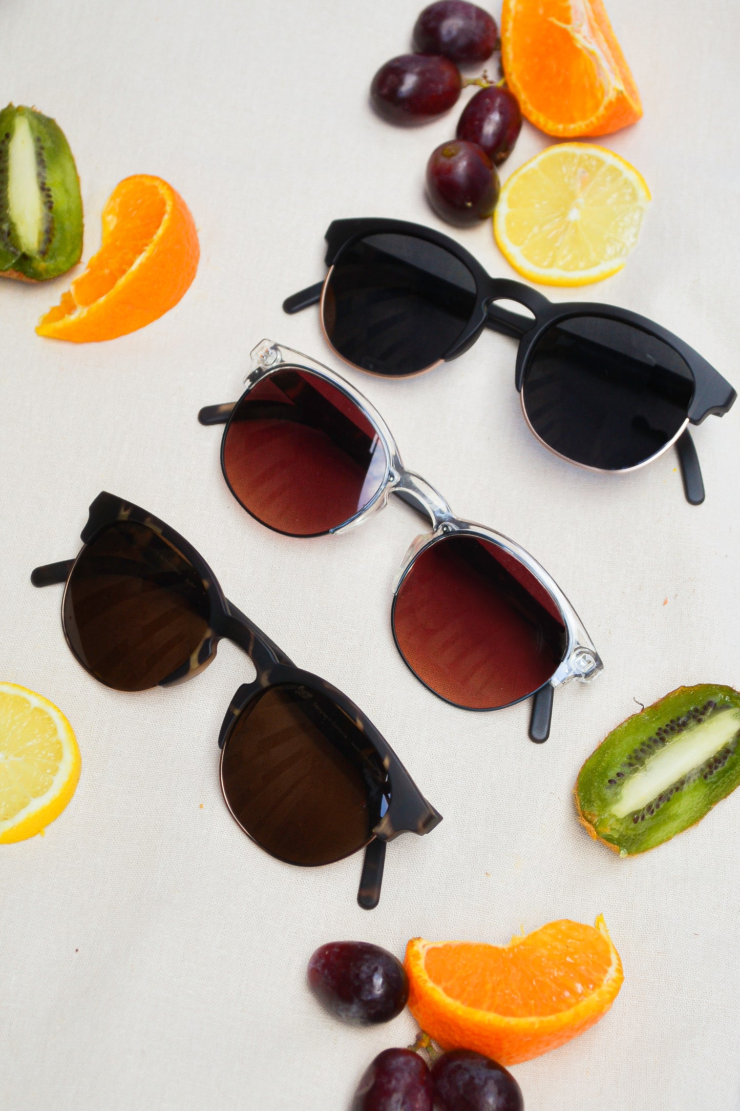 Eco-friendly polarized sunglasses made from recycled plastic. The Avilas is a classic unisex style that looks great on both guys and gals. This is a medium sized frame with moderate coverage which works well for small to medium sized faces.